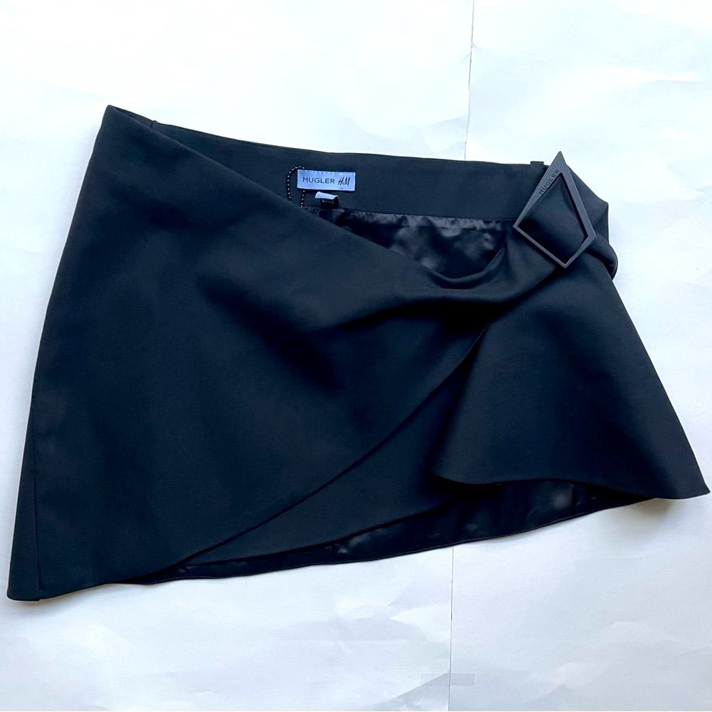 ✯ SIZE 2 Mugler x H&M Wool Mini Skirt ✯